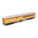 Heavyweight Coach-Baggage-Combine - Ready to Run -- Chessie Steam Special 2 (yellow, blu, HO, Broadway Limited Imports 9742