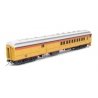 Heavyweight Coach-Baggage-Combine - Ready to Run -- Chessie Steam Special 2 (yellow, blu, HO, Broadway Limited Imports 9742