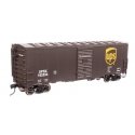 40′ Association of American Railroads Modernized 1948 Boxcar - Ready to Run -- United Parcel Service(R) 102534, HO, WalthersMa
