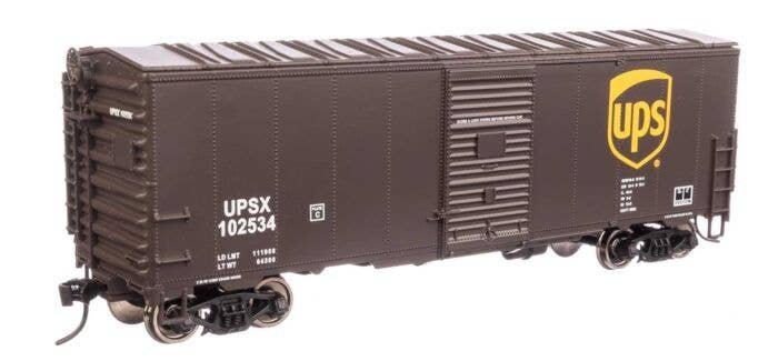 40′ Association of American Railroads Modernized 1948 Boxcar - Ready to Run -- United Parcel Service(R) 102534, HO, WalthersMa