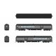 Heavyweight Coach-Baggage-Combine - Ready to Run -- New York Central 254 (2-Tone Gray), HO, Broadway Limited Imports 9743