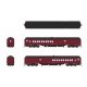 Heavyweight Coach-Baggage-Combine - Ready to Run -- Boston & Maine 3608 (maroon, black), HO, Broadway Limited Imports 9746