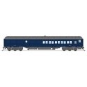 Heavyweight Coach-Baggage-Combine - Ready to Run -- Wabash 598 (blue, gray), HO, Broadway Limited Imports 9751