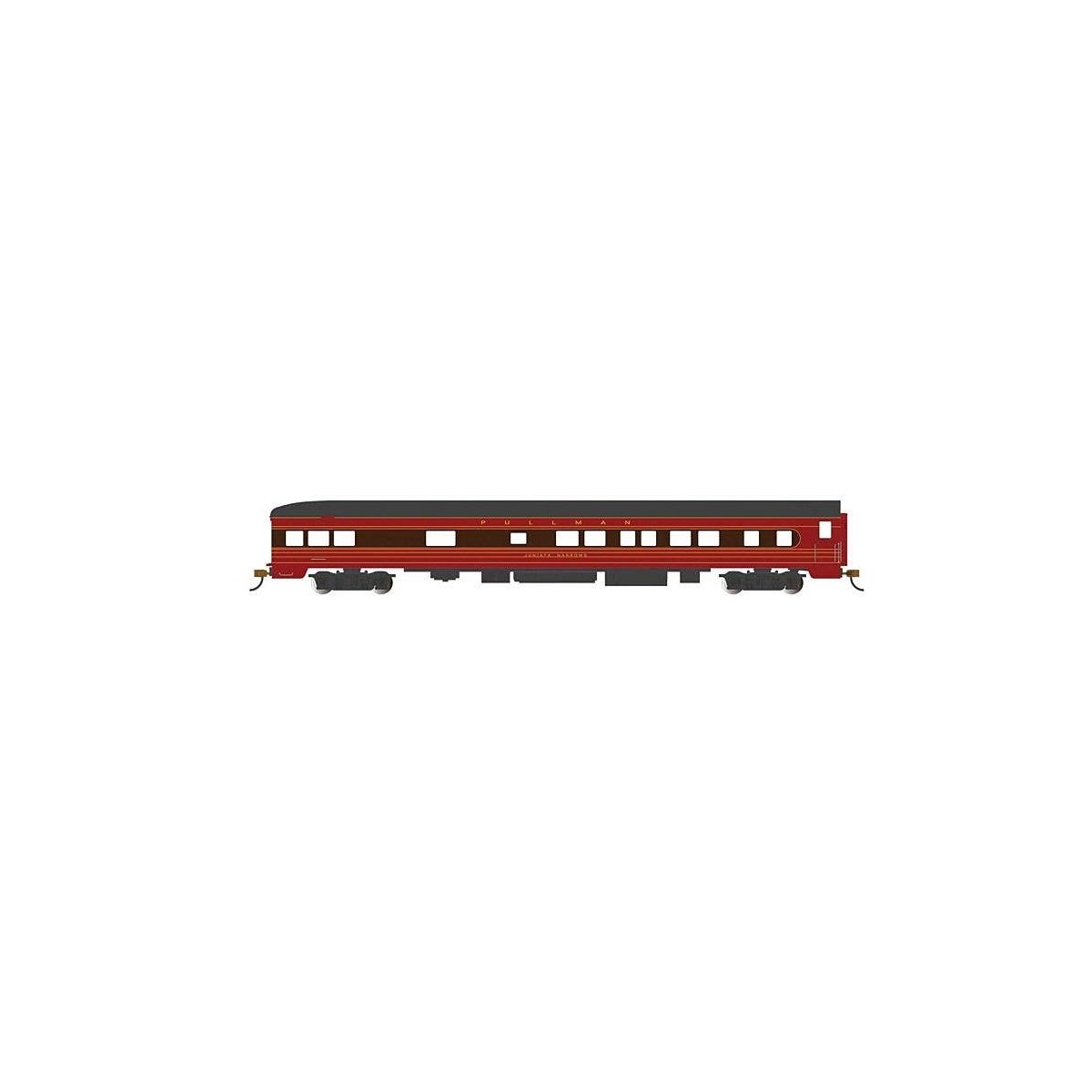 85′ Smooth-Side Observation with Interior Lights - Ready to Run -- Pennsylvania Railroad Jun, HO, Bachmann Industries 14310