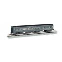 85′ Smooth-Side Boat-Tail Observation w/Lighting - Ready to Run -- New York Central (2-Tone G, N, Bachmann Industries 14355
