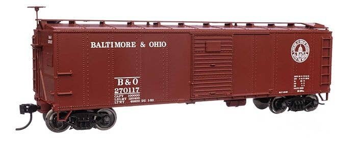 40′ Early X29 Boxcar - Ready to Run -- Baltimore & Ohio 270117, HO, WalthersMainline 40952