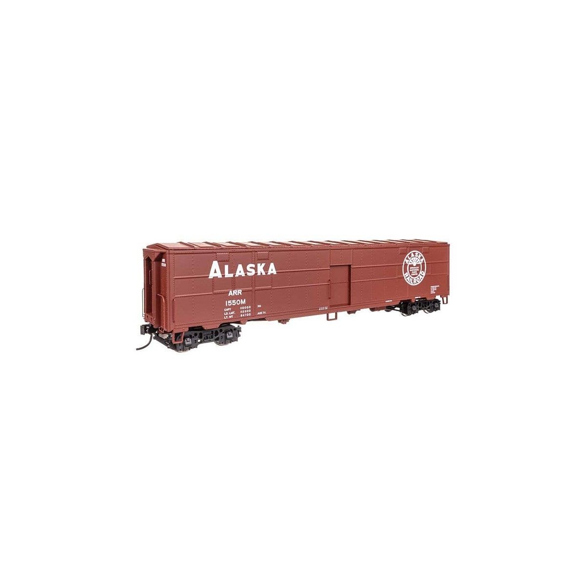 CBQ-Style Express Boxcar Troop Kitchen Conversion - Ready to Run -- Alaska 1550M, HO, WalthersProto 10821