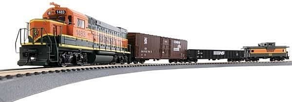 Flyer Express Fast-Freight Train Set -- Burlington Northern Santa Fe, HO, WalthersTrainline 1210