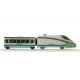 Locomotive and First Class Car Add-On Set - Trainkids -- Glow in the Dark (white, gr, HO, Atlas Model Railroad Co. 15000102