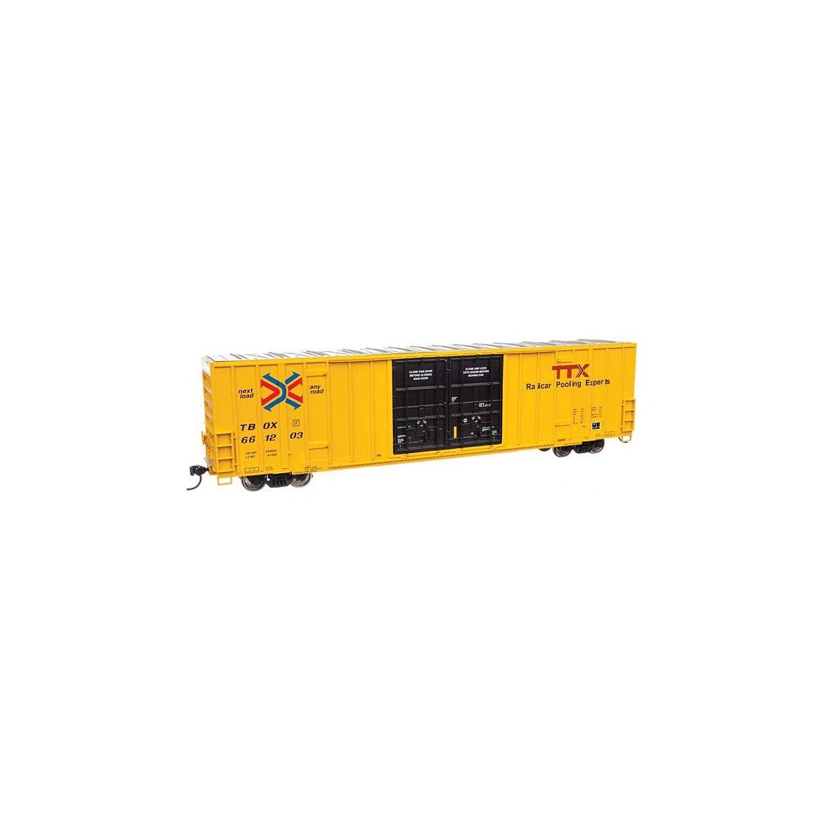 60′ High Cube Plate F Boxcar - Ready to Run -- TTX 661203, HO, WalthersMainline 3042