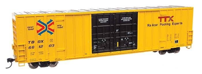 60′ High Cube Plate F Boxcar - Ready to Run -- TTX 661203, HO, WalthersMainline 3042