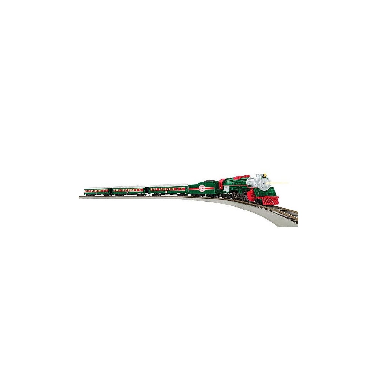 The Christmas Express - LionChief Bluetooth Control -- North Pole Central 2-8-4 Locomotive, 3 Cars, HO, Lionel 871811020