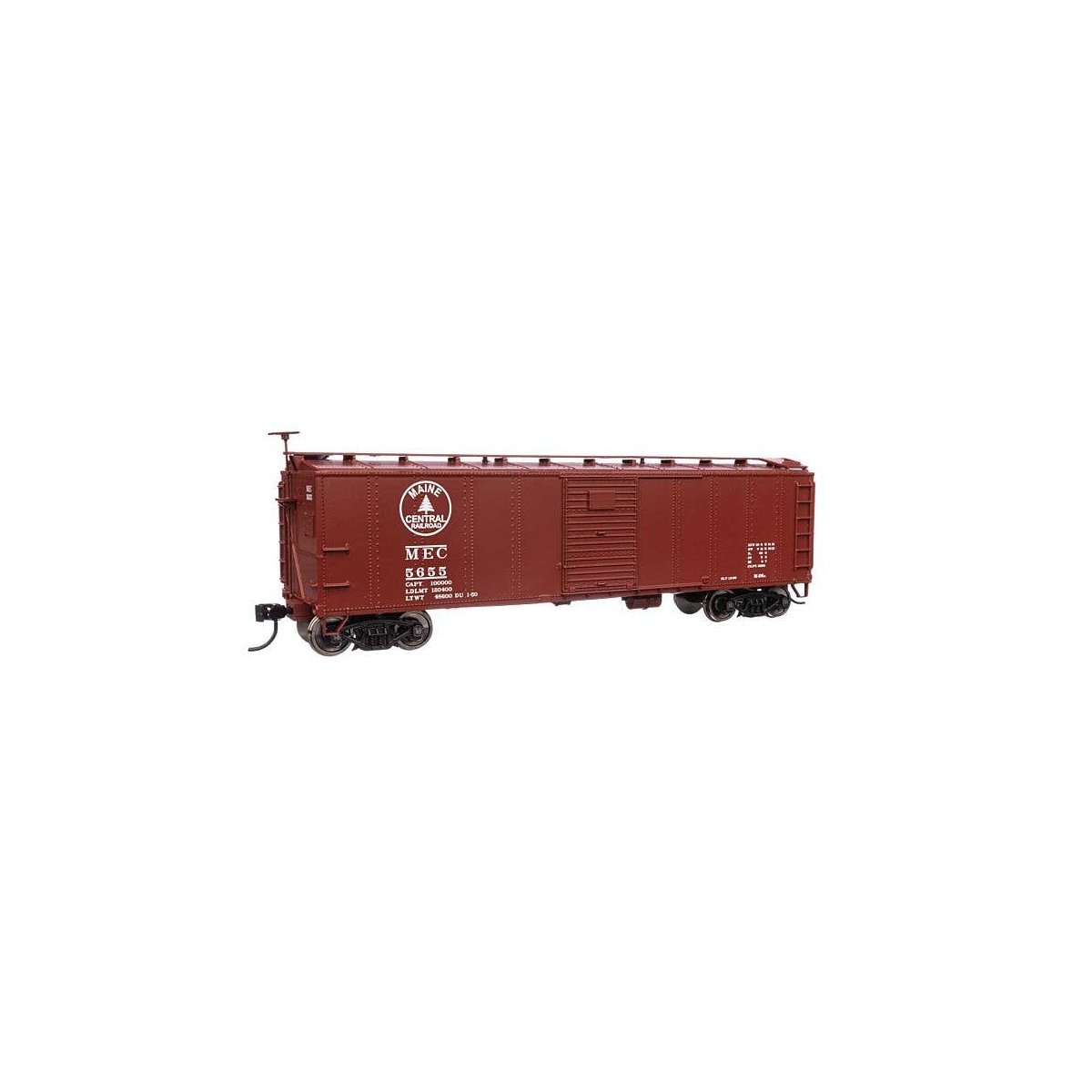 40′ Early X29 Boxcar - Ready to Run -- Maine Central 5655, HO, WalthersMainline 40966