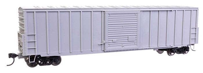 50′ ACF Exterior Post Dreadnaught End Plate B Boxcar - Ready to Run -- Undecorated, HO, WalthersMainline 46000