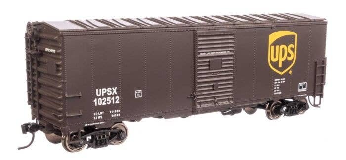 40′ Association of American Railroads Modernized 1948 Boxcar - Ready to Run -- United Parcel Service(R) 102512, HO, WalthersMa