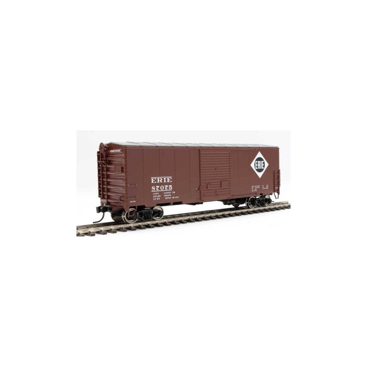 40` ACF Modernized Welded Boxcar w/8` Youngstown Door - Ready to Run -- Erie 87075, HO, WalthersMainline 45037