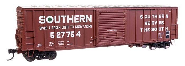 50′ ACF Exterior Post Dreadnaught End Plate B Boxcar - Ready to Run -- Southern Railway 527754, HO, WalthersMainline 46024