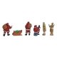 Christmas Figures -- pkg(6), HO, Walthers SceneMaster 6031