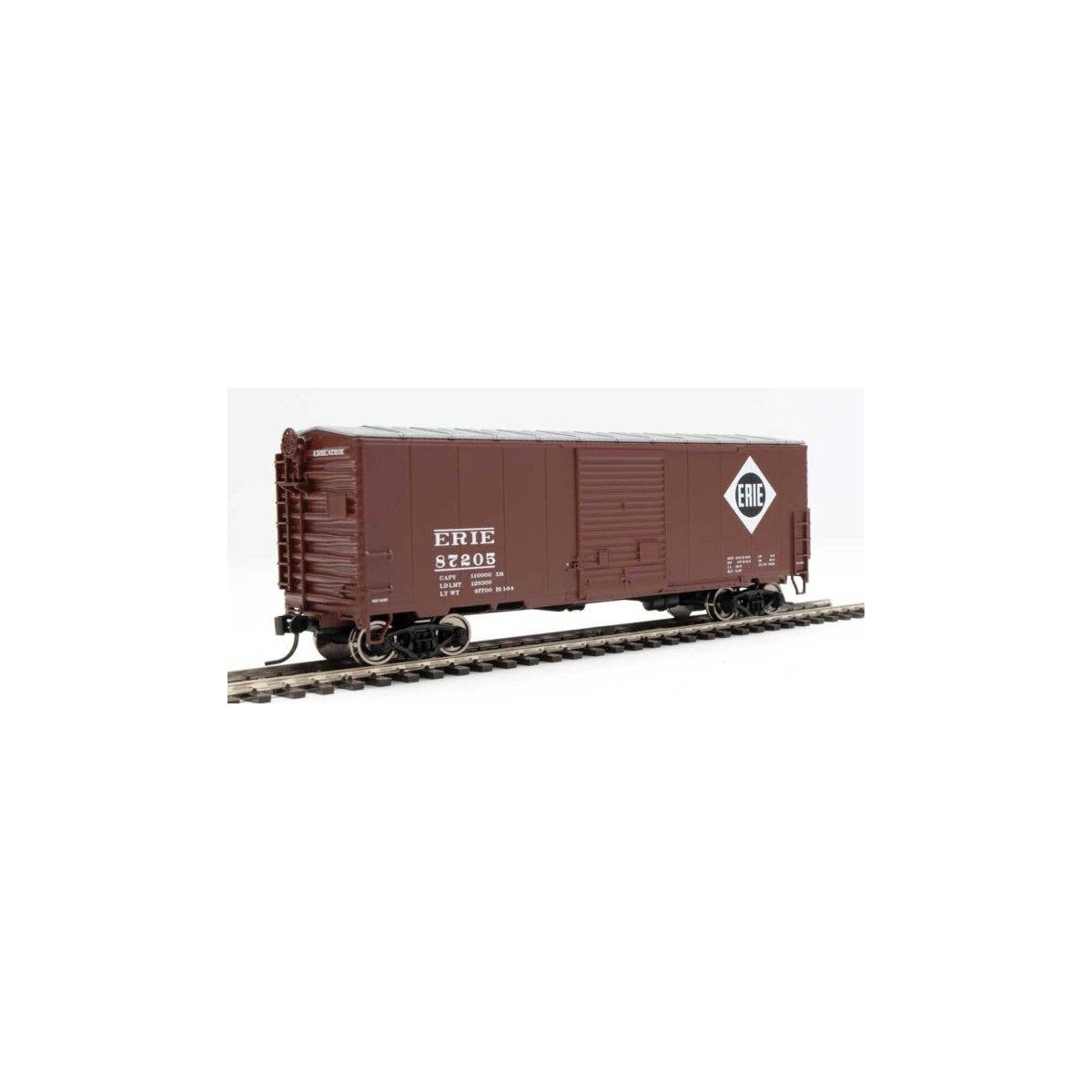40` ACF Modernized Welded Boxcar w/8` Youngstown Door - Ready to Run -- Erie 87205, HO, WalthersMainline 45039