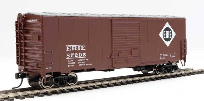 40` ACF Modernized Welded Boxcar w/8` Youngstown Door - Ready to Run -- Erie 87205, HO, WalthersMainline 45039