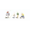 Scenic Accents(R) Figures -- Gone Fishing pkg(6), O, Woodland Scenics 2751