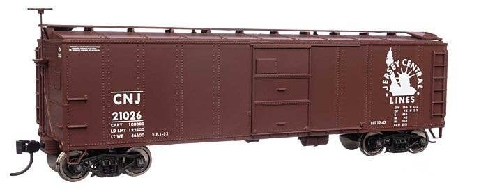 40′ Early X29 Boxcar - Ready to Run -- Central Railroad of New Jersey 21026, HO, WalthersMainline 40955