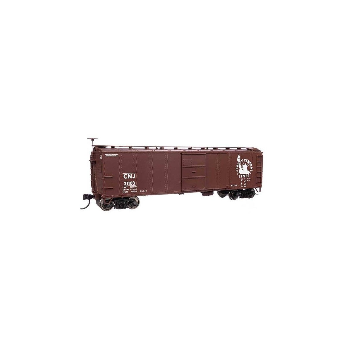40′ Early X29 Boxcar - Ready to Run -- Central Railroad of New Jersey 21103, HO, WalthersMainline 40958