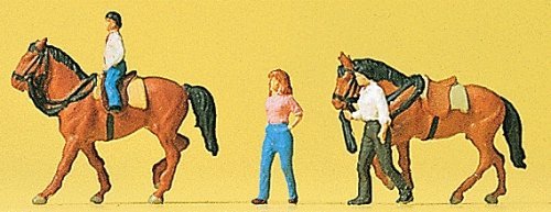 Sports & Recreation -- Horse Riders 1, N, Preiser Kg 79183