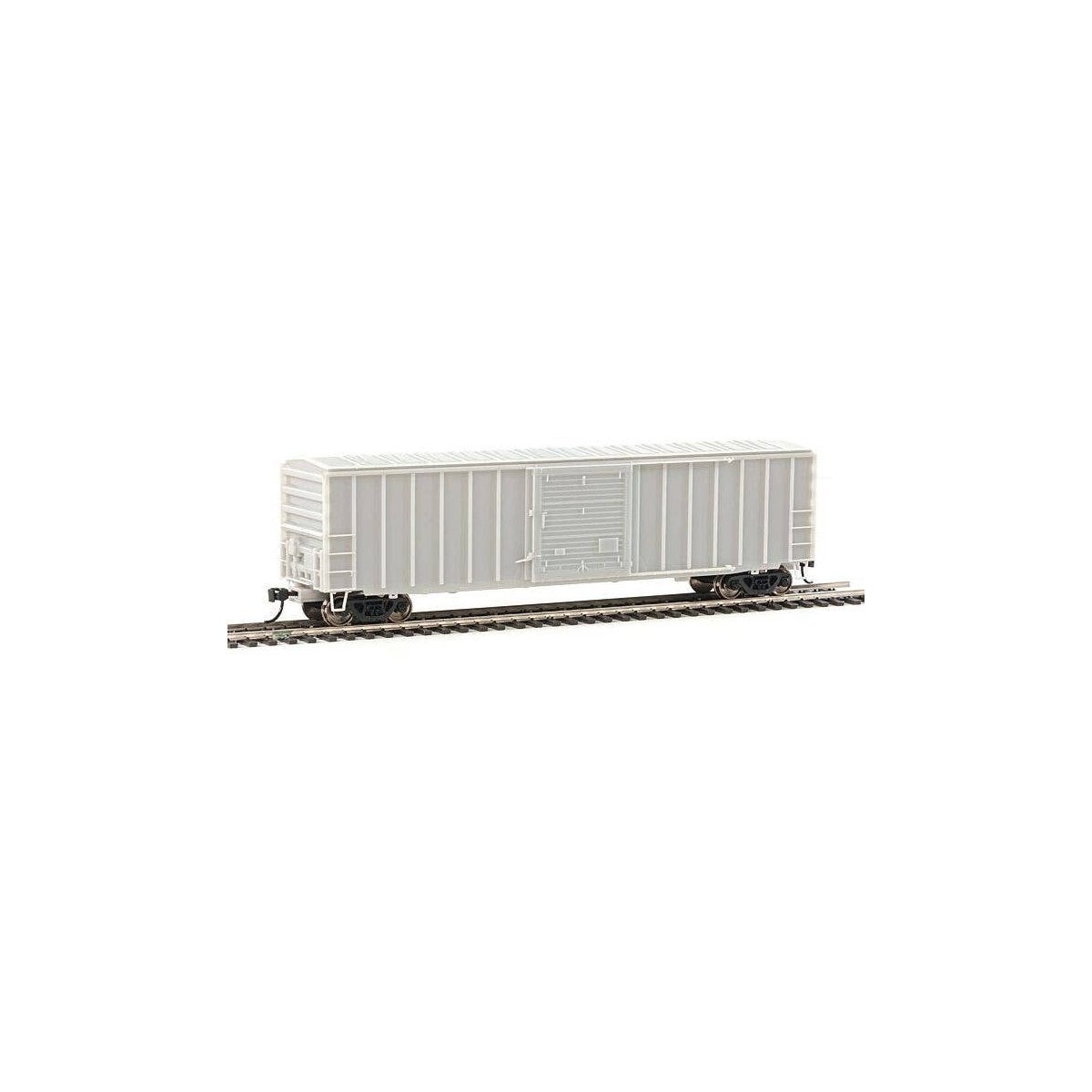 50′ ACF Exterior Post Boxcar - Ready to Run -- Undecorated, HO, WalthersMainline 2100