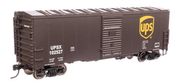40′ Association of American Railroads Modernized 1948 Boxcar - Ready to Run -- United Parcel Service(R) 102527, HO, WalthersMa
