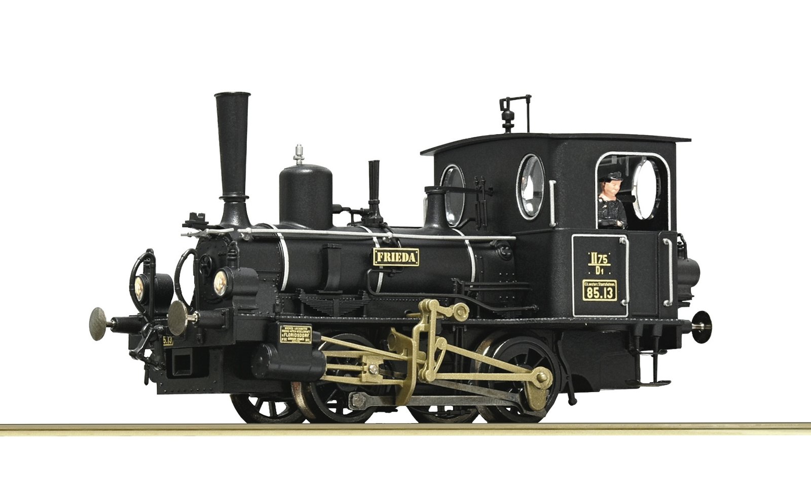 Steam locomotive 85.13, kkStB, H0, Roco 7100048
