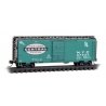 40′ Single-Door Boxcar - Ready to Run -- New York Central 87227 (Jade Green, black, white, Large Cigar Band Logo), N, Micro Tr