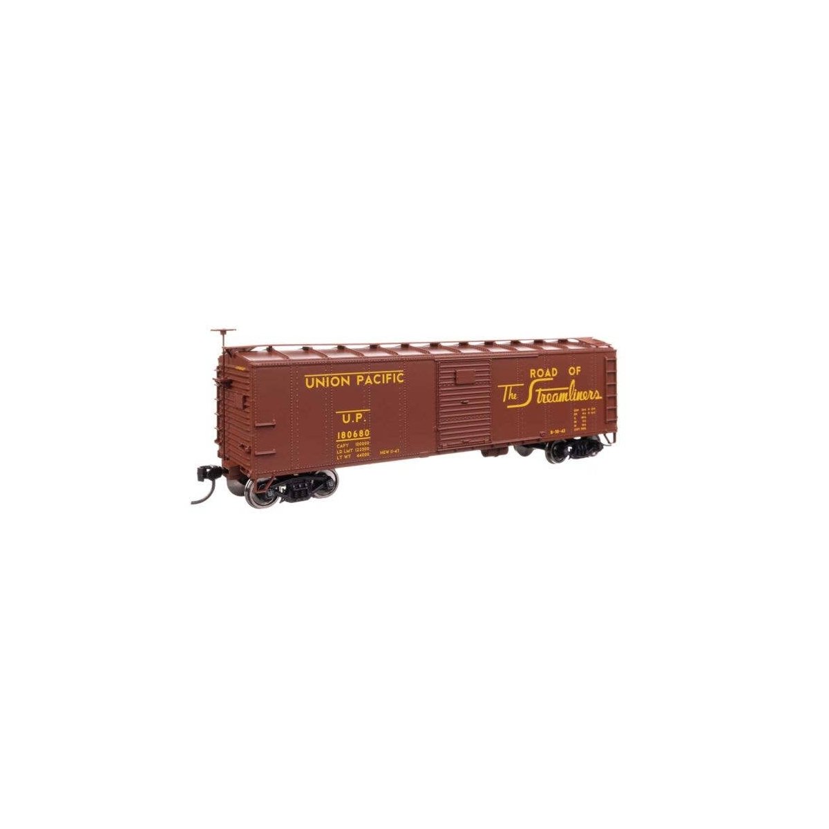 40′ Steel Boxcar with Murphy Ends - Ready to Run -- Union Pacific(TM) 180680, HO, WalthersMainline 41072