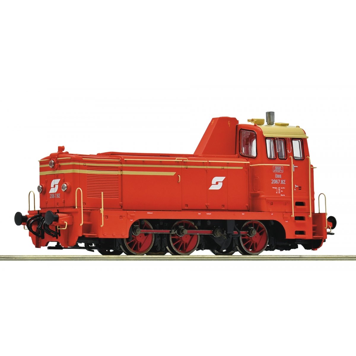 Diesel locomotive 2067.82, ÖBB, HO, Roco 7300064