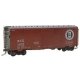 Pullman-Standard PS-1 40` Boxcar w/6` Door - Ready to Run -- Buffalo Creek 1037 (1952 As-Built, Boxcar Red, silver, white), HO,