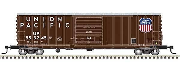 ACF 50′ Precision Design Rib-Side Boxcar - Ready to Run - Master(R) -- Union Pacific 553245 (Boxcar Red, white), N, Atlas Mode