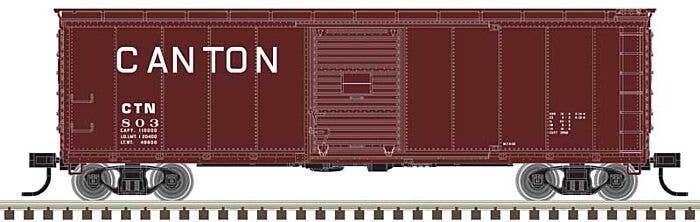 USRA Steel Rebuilt 40′ Boxcar - Ready to Run - Master(R) -- Canton Railroad 611 (Boxcar Red, white), N, Atlas Model Railroad C