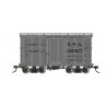 18′ Wood Boxcar with Murphy Roof 2-Pack - Ready to Run - Spectrum(R) -- U.S.A. 120016, 120127 (gray), On30, Bachmann Industrie
