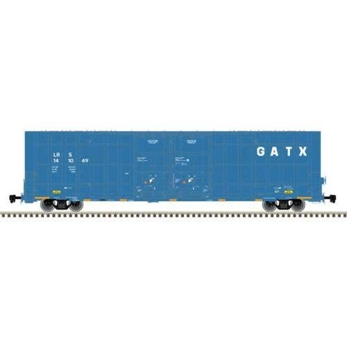 Gunderson 7550 Double Plug-Door Boxcar - Ready to Run - Master(R) -- GATX LRS 141117 (blue, white), HO, Atlas Model Railroad Co.