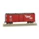 40′ Steel Boxcar - Ready to Run -- Santa Fe 145263 (Boxcar Red Map Scheme, Chief Slogan), HO, Bachmann Industries 16507