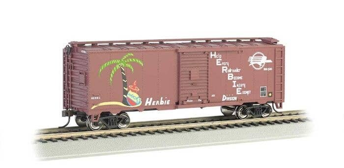 Pullman-Standard 40′ Steel Boxcar - Ready to Run - Silver Series(R) -- Missouri Pacific (Boxcar Red, Herbie Safety Car), HO, B