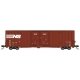 60′ Rib-Side, Double-Plug-Door High-Cube Boxcar - Ready to Run -- Norfolk Southern 471161 (Boxcar Red, whtie), N, Micro Trains