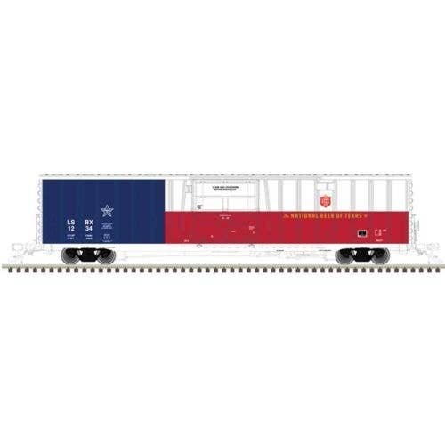 Class BX-177 62′ Beer Boxcar - Ready to Run -- Lone Star 1897 (red, white, blue), N, Atlas Model Railroad Co. 50006520