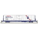 Class BX-177 62′ Beer Boxcar - Ready to Run -- Pabst blue Ribbon 301844 (white, blue, red), N, Atlas Model Railroad Co. 500065