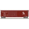 Postwar 50′ Double-Door Boxcar - Ready to Run - Master(R) -- Chesapeake & Ohio 28124 (Boxcar Red, white), HO, Atlas Model Rail