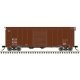 40` Postwar Boxcar with 8` Door - Ready to Run - Master(R) -- Kansas City Southern 21233 (Boxcar Red, white), HO, Atlas Model Ra