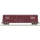 NSC 50′ Newsprint Plug-Door Boxcar - Ready to Run -- Canadian National 401788 (Boxcar Red, white Website Logo), HO, Atlas Mode