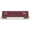 NSC 50′ Newsprint Plug-Door Boxcar - Ready to Run -- Canadian National 401788 (Boxcar Red, white Website Logo), HO, Atlas Mode