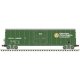 NSC 50′ Newsprint Plug-Door Boxcar - Ready to Run -- British Columbia Railway BCOL 4664 (green, white, Dogwood Logo), HO, Atla