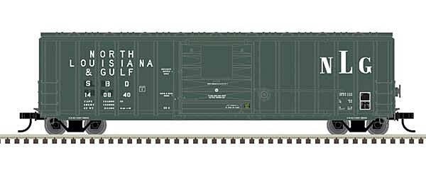 Berwick 50′ Boxcar - Ready to Run - Master(R) -- Seaboard System 140840 (Ex-NLG, green, white), HO, Atlas Model Railroad Co. 2